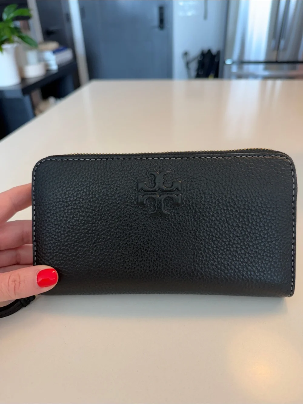 Tory Burch pebbled leather